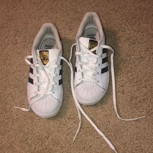 Adidas Superstar shell toe shoes